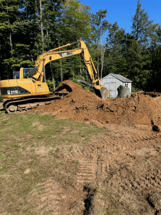 stump excavation