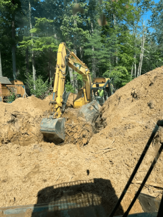 stump excavation